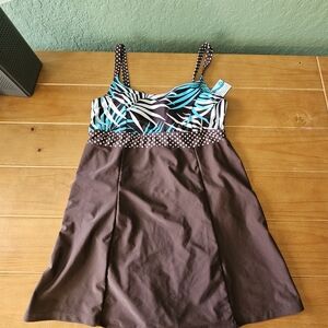 NWT- Full Coverage One Piece Swimsuit Sweet Escape Size 10